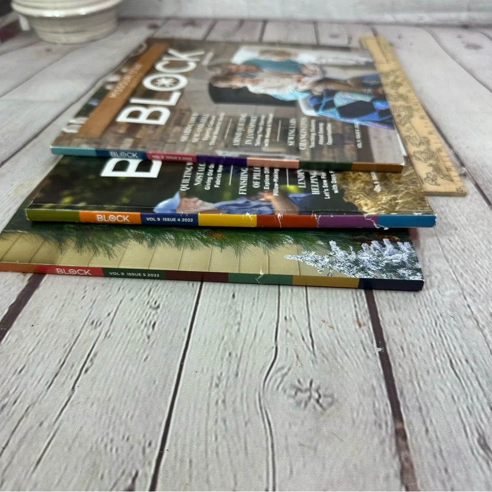 2022 Missouri Star BLOCK Quilt Idea Books - Set of 3 handmade cottagecore